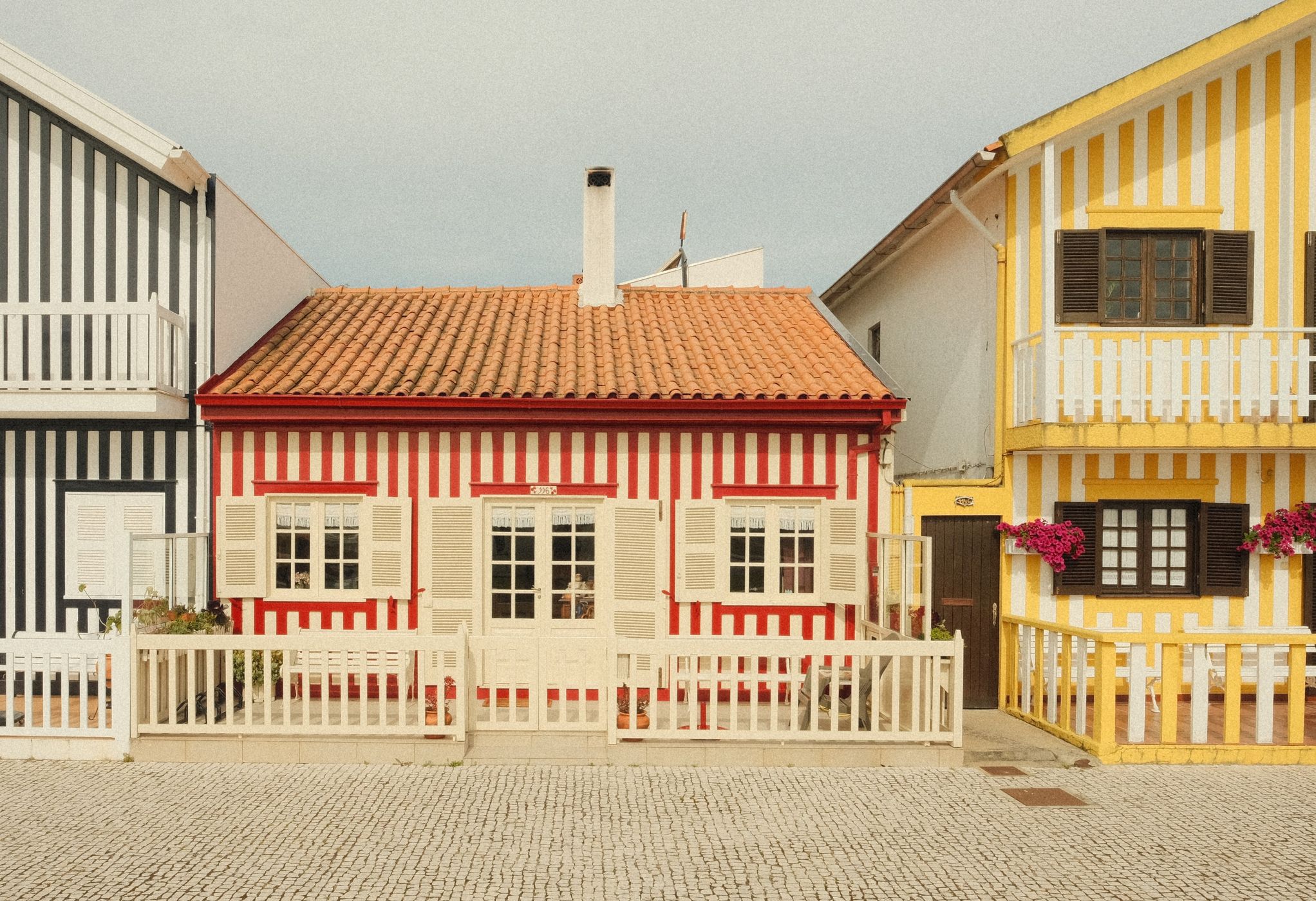 Casas Tipicas da Costa Nova, Portugal