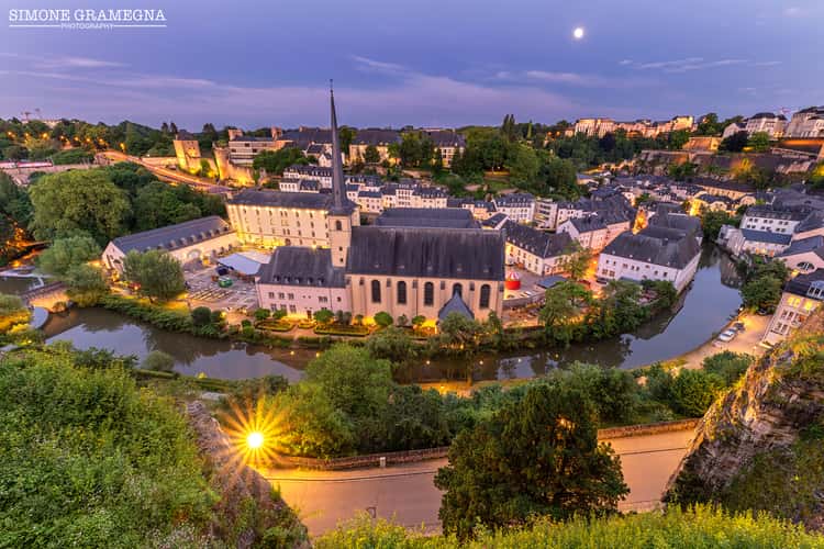 Saint-Jean-du-Grund view, Luxembourg city