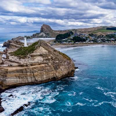 Castlepoint Lighthouse, Castlepoint, North Island, New Zealand