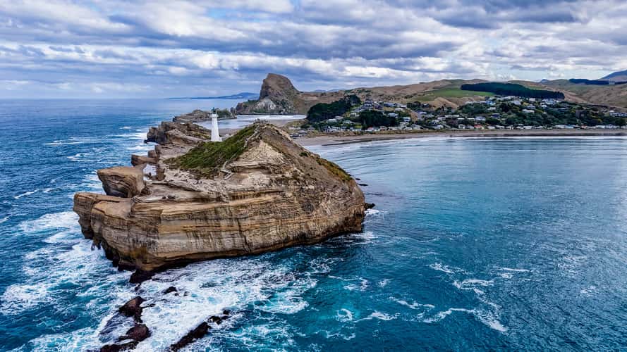 Castlepoint Lighthouse, Castlepoint, North Island