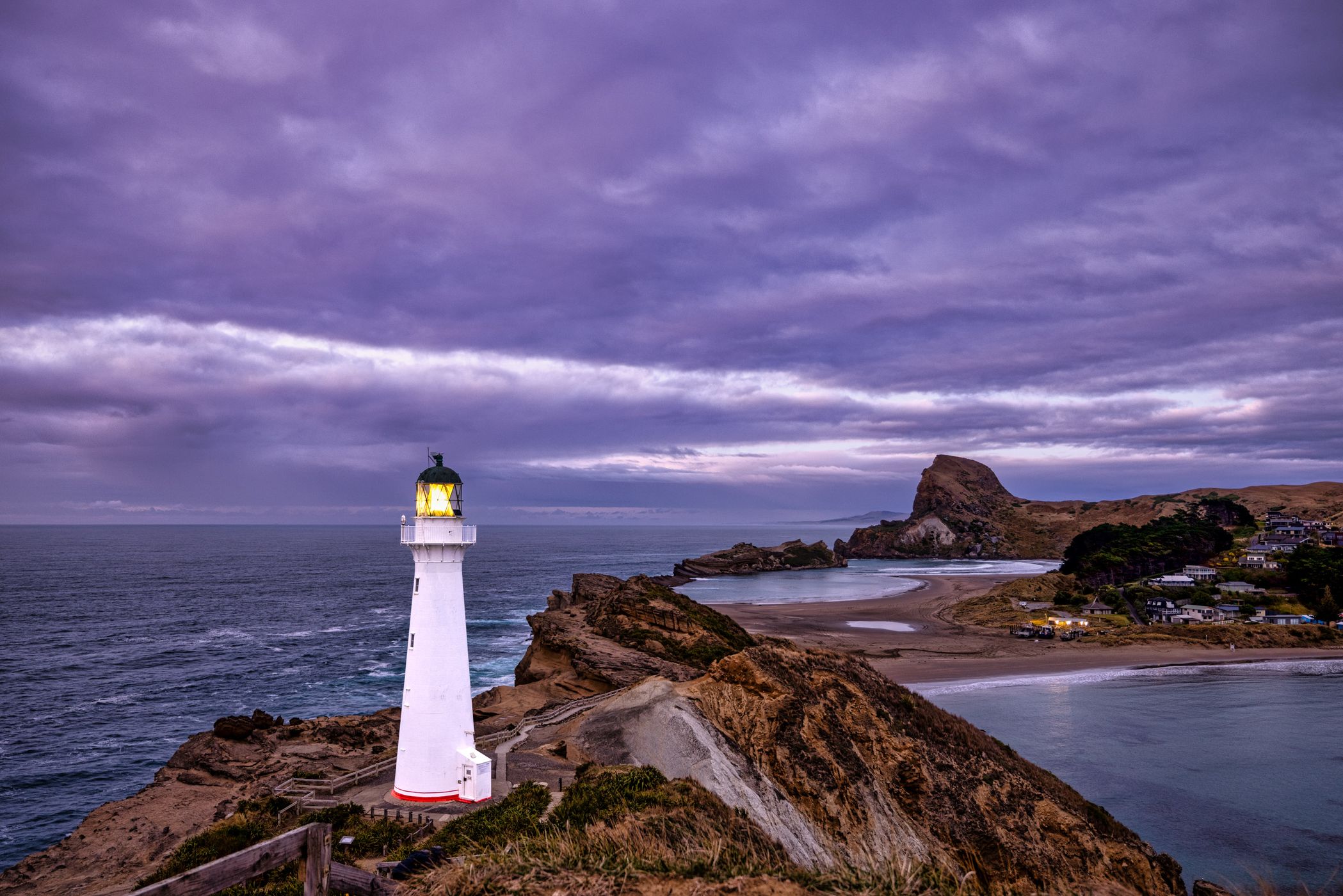 Castlepoint Lighthouse, New Zealand