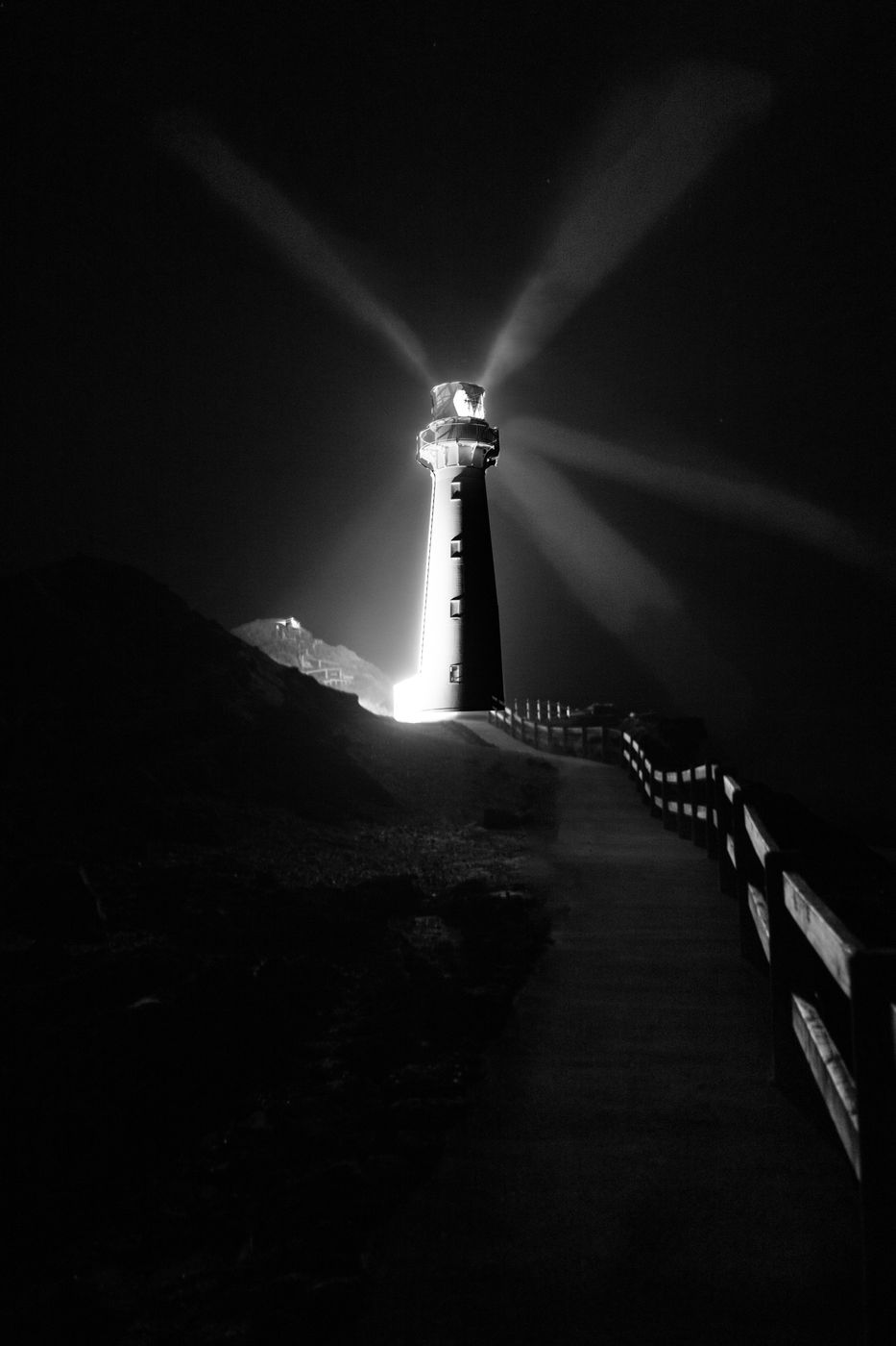 Castlepoint lighthouse, New Zealand