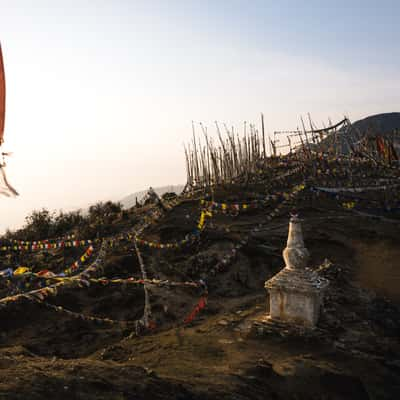 Chelela Pass, Upper Stupa, Bhutan