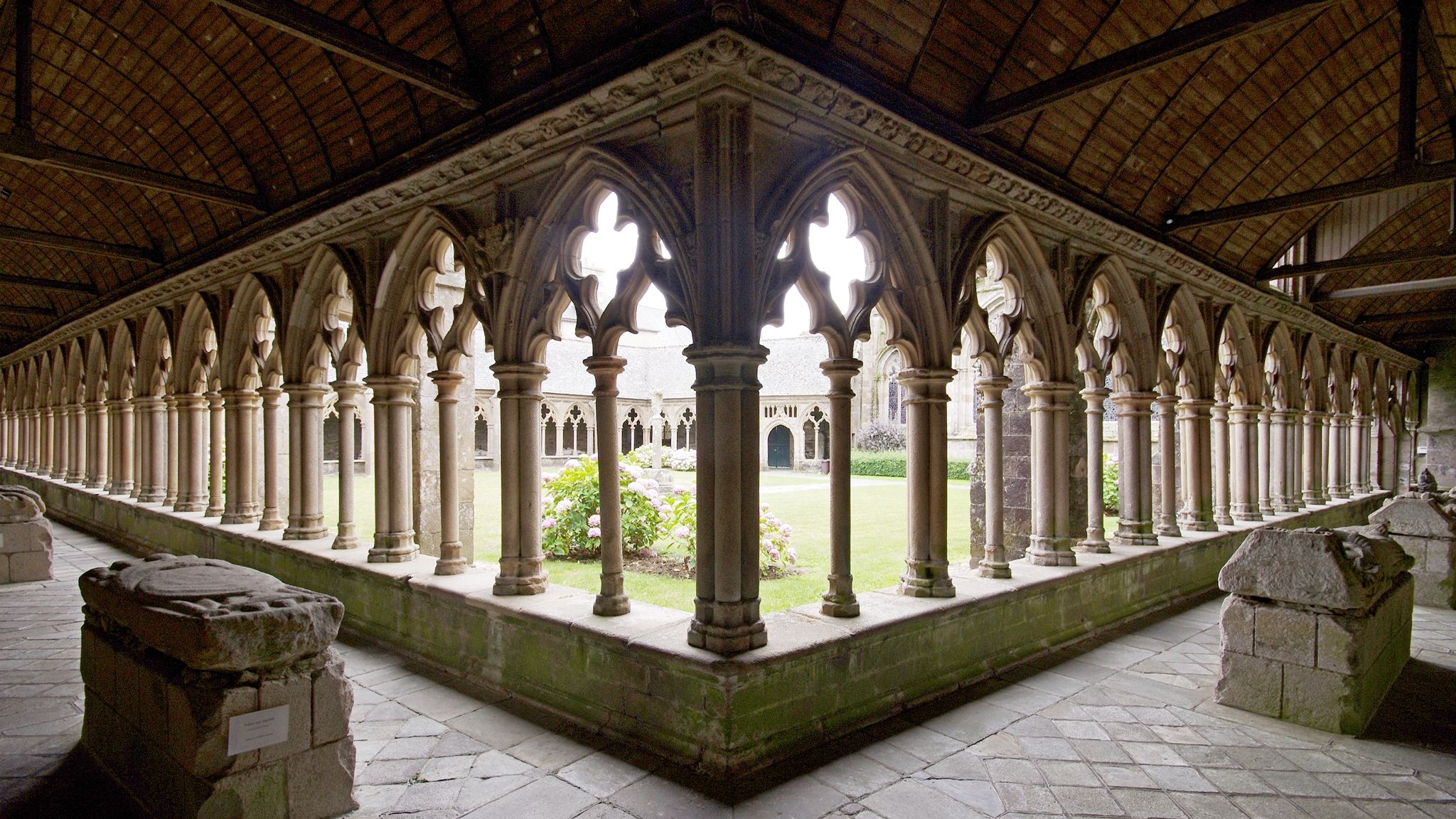 Cloister, Tréguier, France