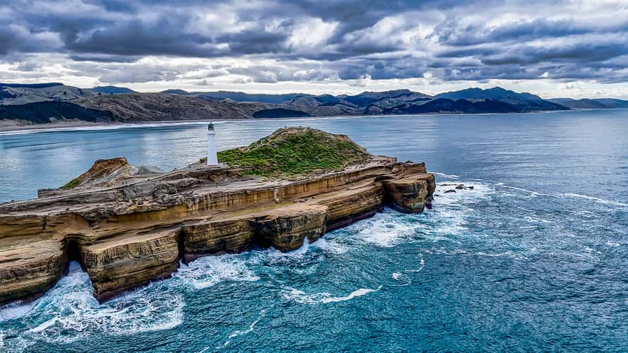 Castlepoint Lighthouse, Castlepoint, North Island