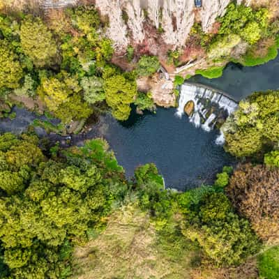 Drone Maraetotara Falls, Hawkes Bay, North Island, New Zealand