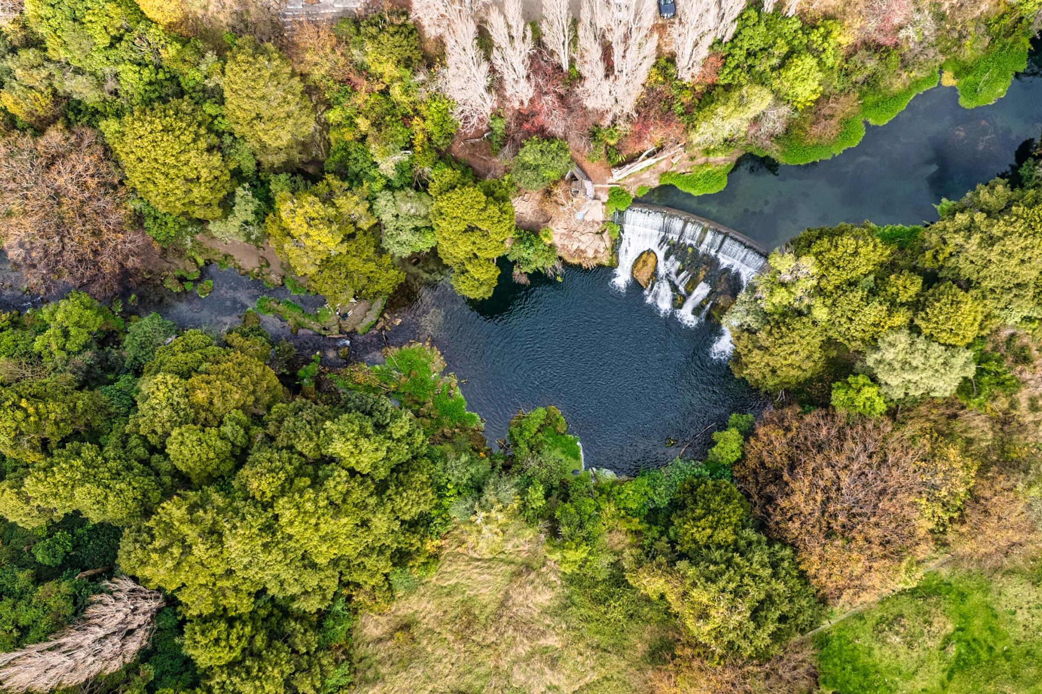 Drone Maraetotara Falls, Hawkes Bay, North Island, New Zealand