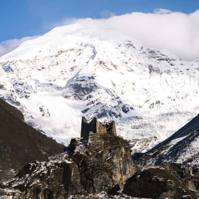 Dzong (Ruins) Jomolharo Basecamp, Bhutan