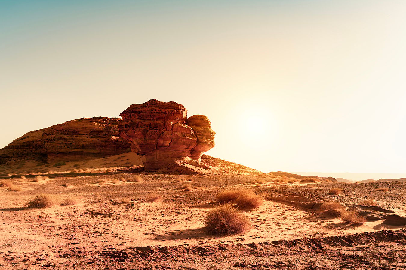 Face Rock Alula, Saudi Arabia