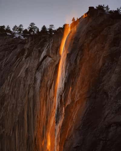 Firefalls horse tail falls, Yosemite