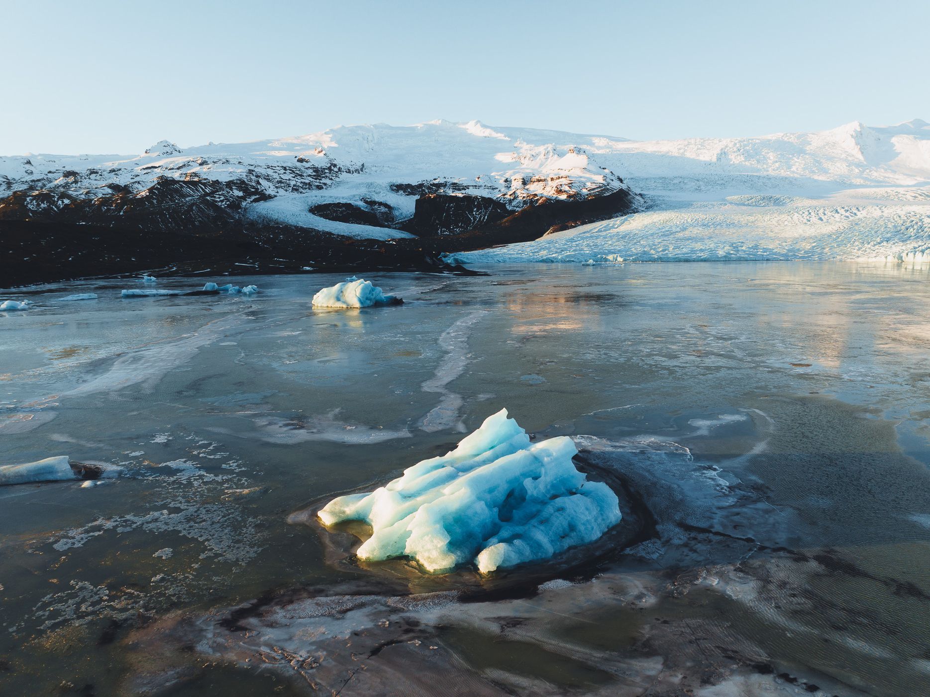 Fjallsárlon Lagoon view, Iceland, Iceland
