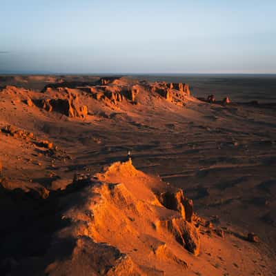 Flaming Cliffs, Bayanzag Overview Lookout, Mongolia