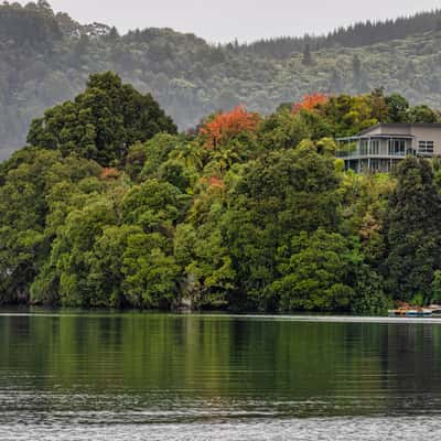 Lake at Lake Tarawera, Rotorura, North Island, New Zealand