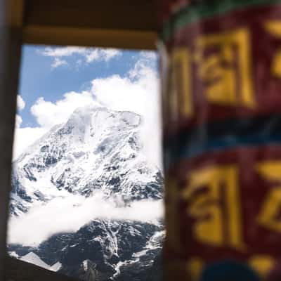 Lingzhi to Chebisa Hike, Prayer Wheel, Bhutan