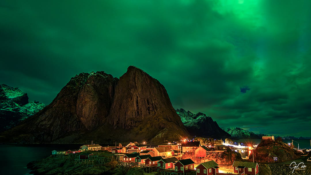 Hamnøy, classic view, Lofoten, Norway