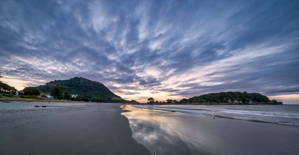 Looking to Mount Maunganui, North Island