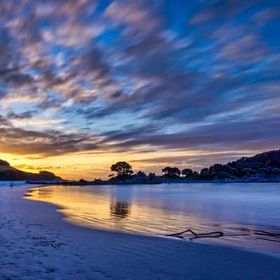 Looking to Mount Maunganui, North Island, New Zealand