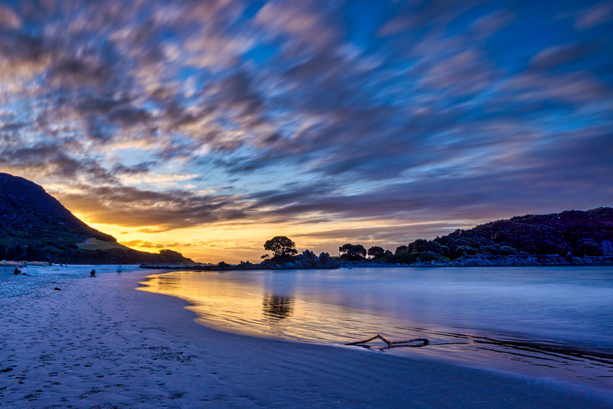 Looking to Mount Maunganui, North Island, New Zealand