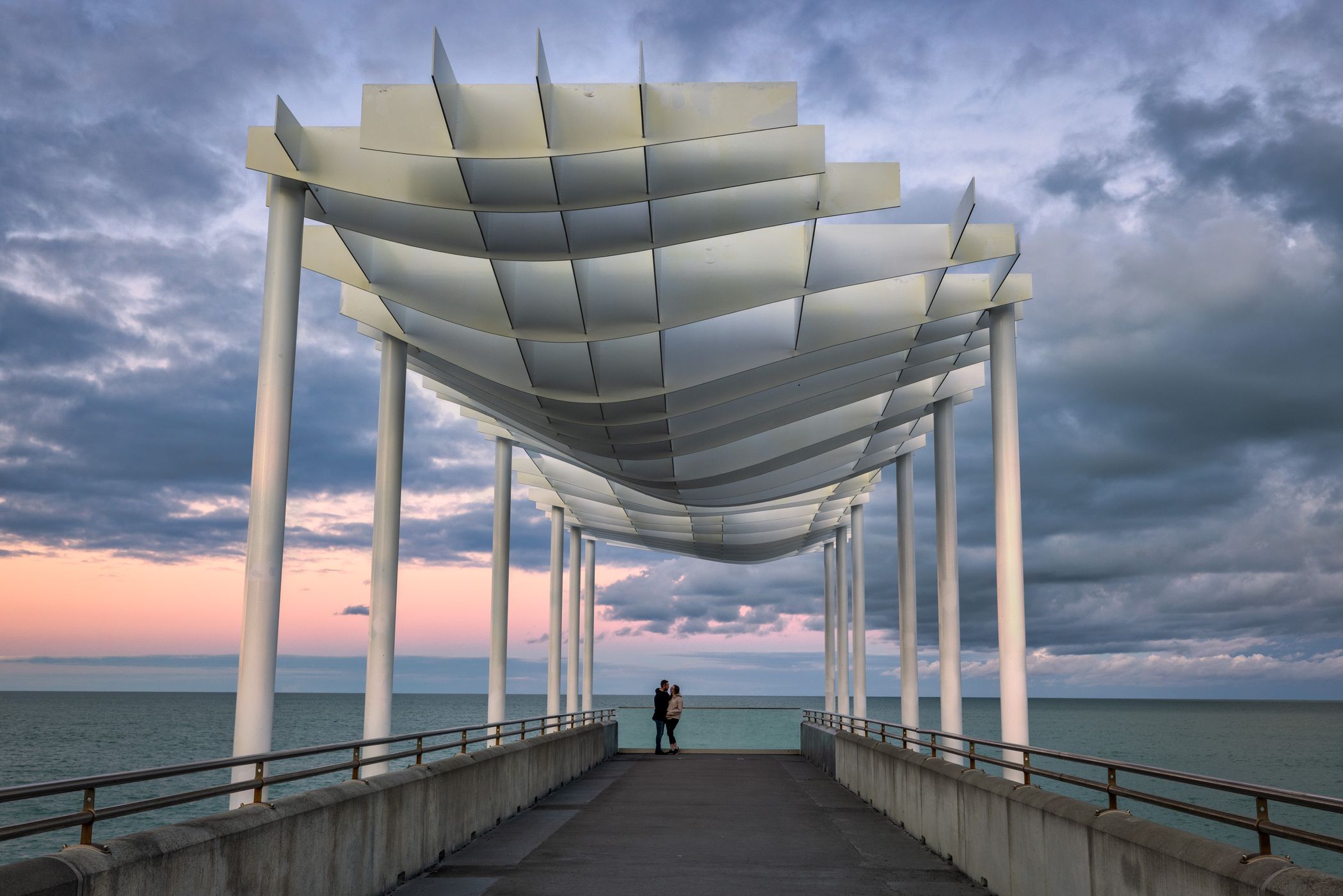 Marine Parade view platform Napier, North Island, New Zealand