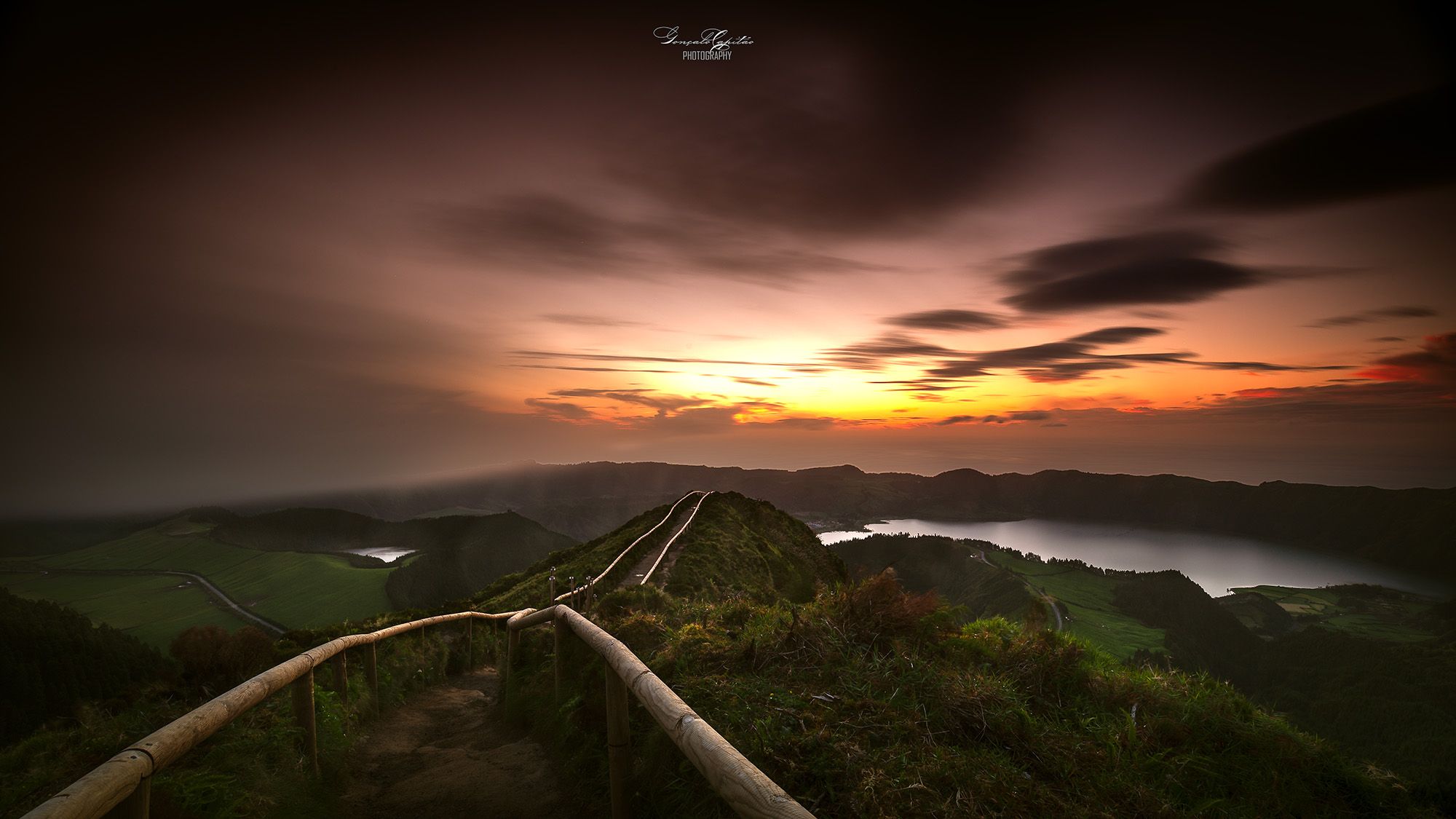 Path to Miradouro da Grota do Inferno, São Miguel, Azores, Portugal