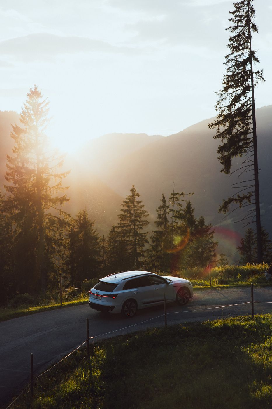 Mitterberg road, Zell am See, Austria