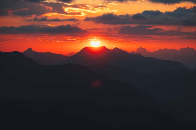 Mountain peaks, Schmittenhöhe