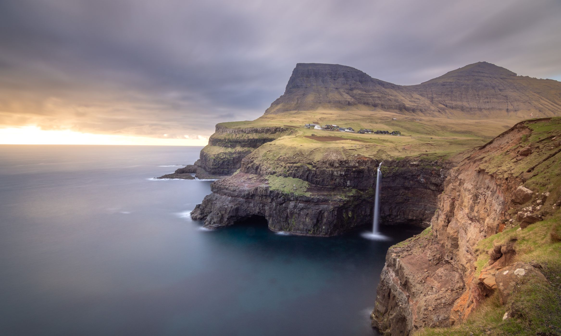 Múlafossur Waterfall, Faroe Islands