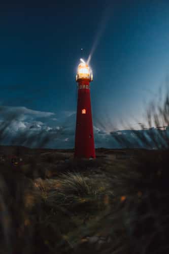 North Tower on Schiermonnikoog in Blue hour