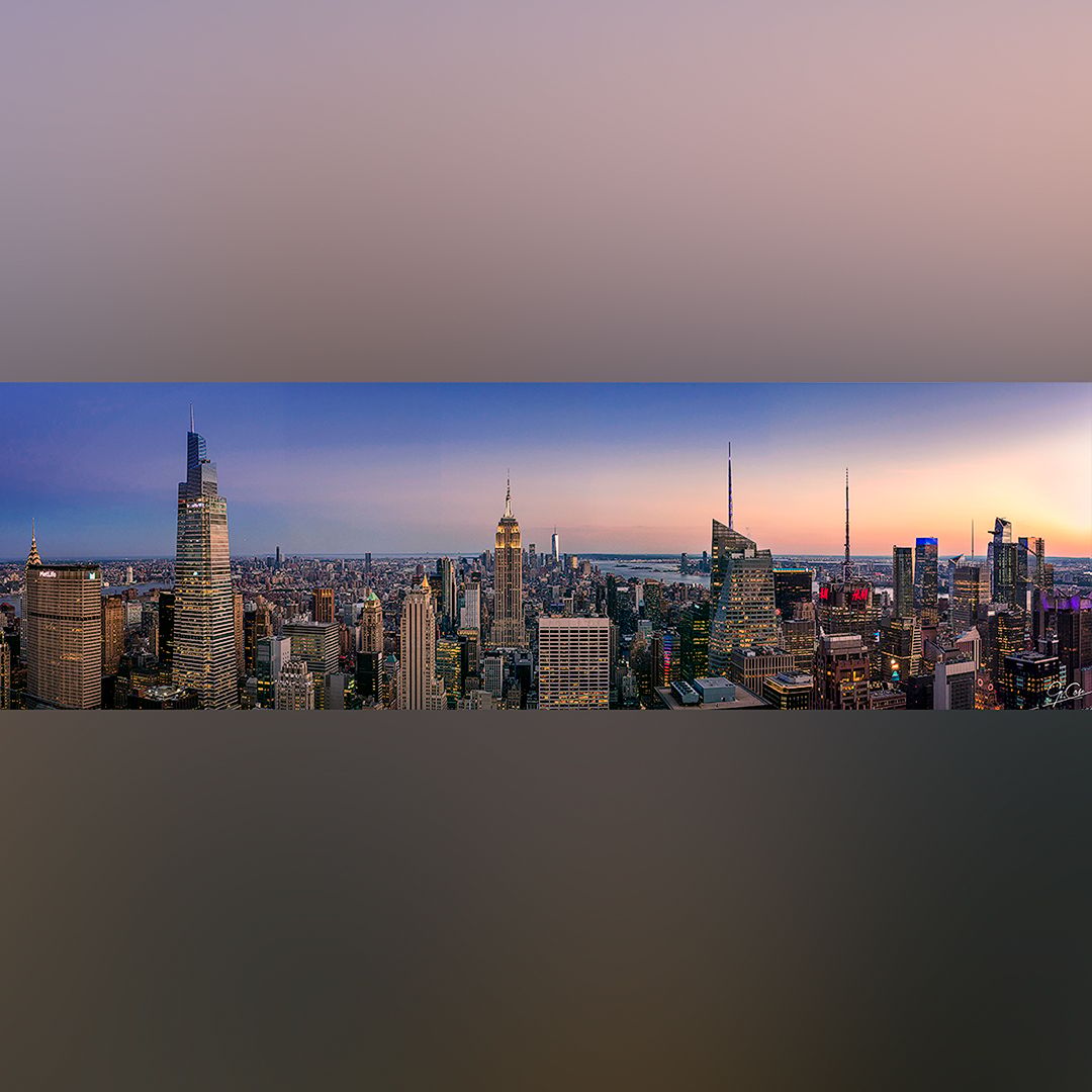 View from “Top of the Rock“, New York City, USA