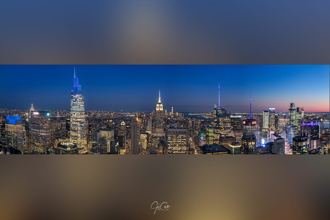 View from “Top of the Rock“, New York City, USA