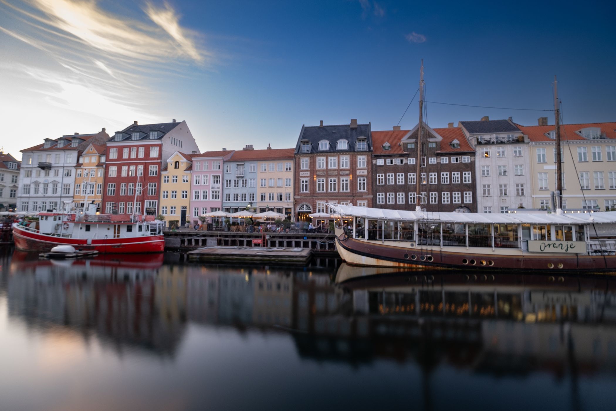 Nyhavn River, Copenhagen, Denmark