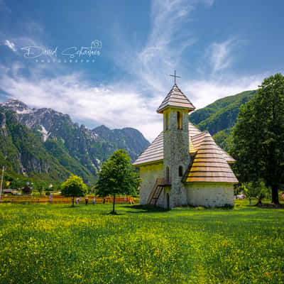 Old church in Theth valley, Albania