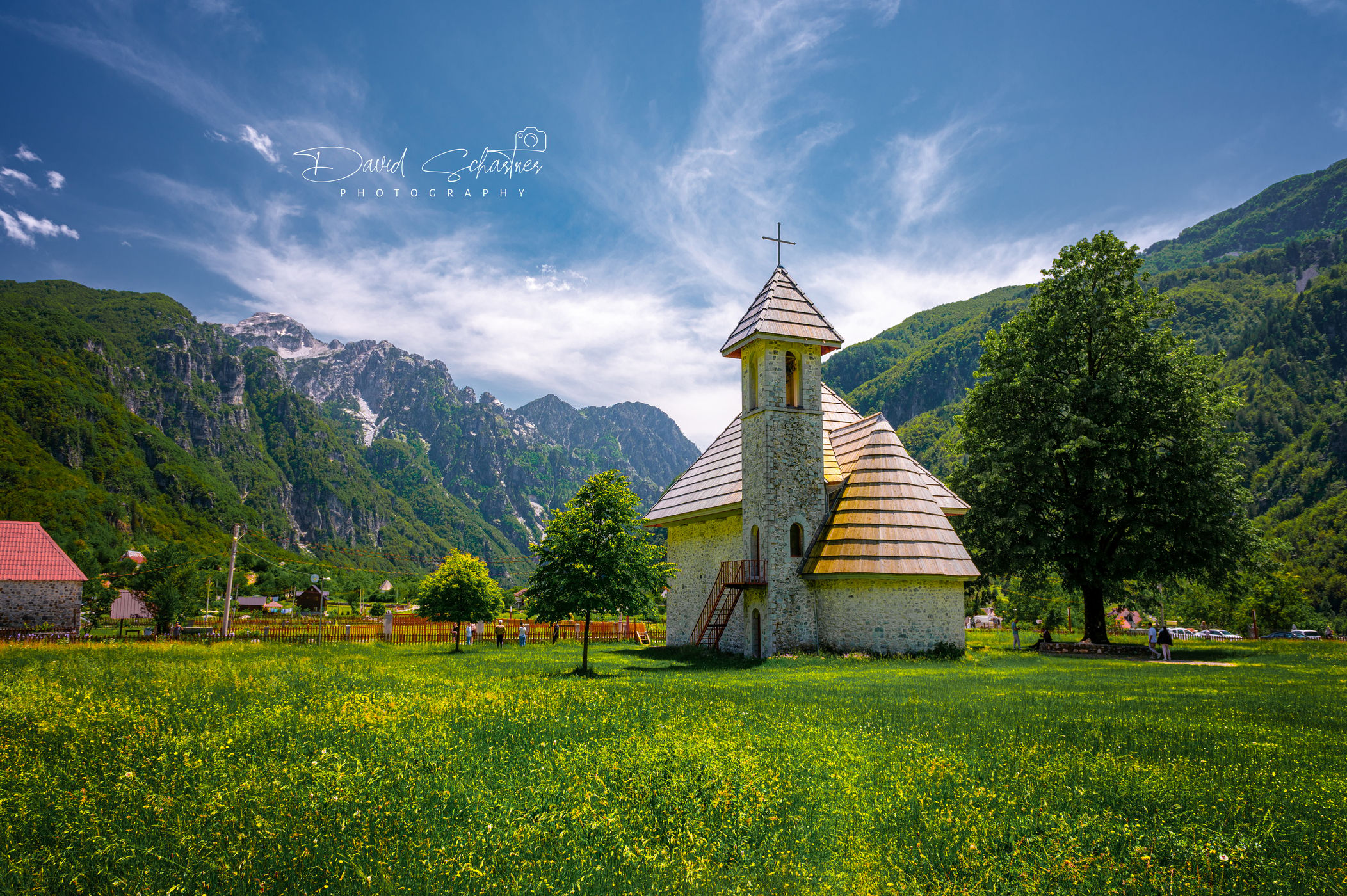 Old church in Theth valley, Albania
