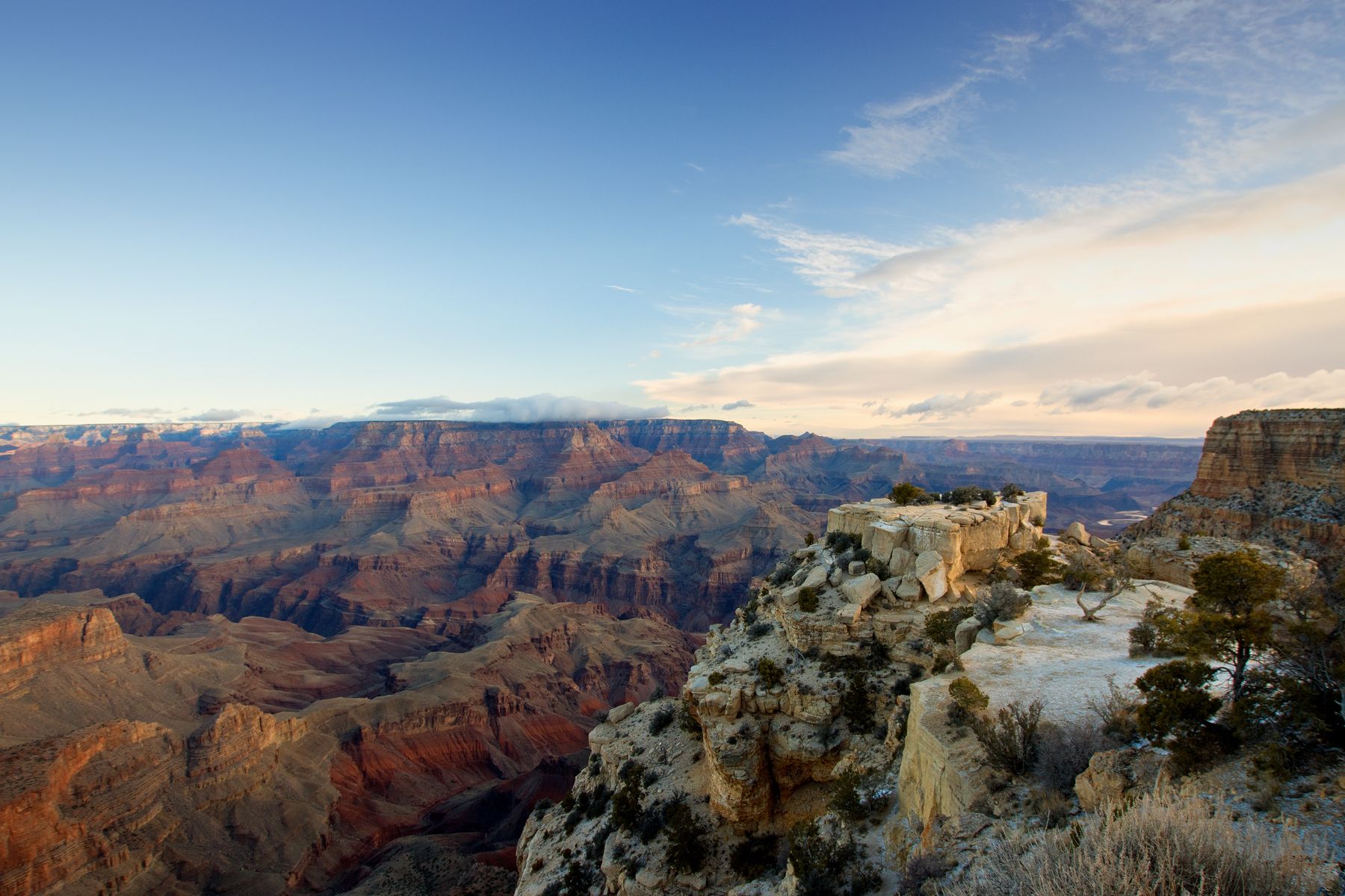 On Grandview Point trail, USA
