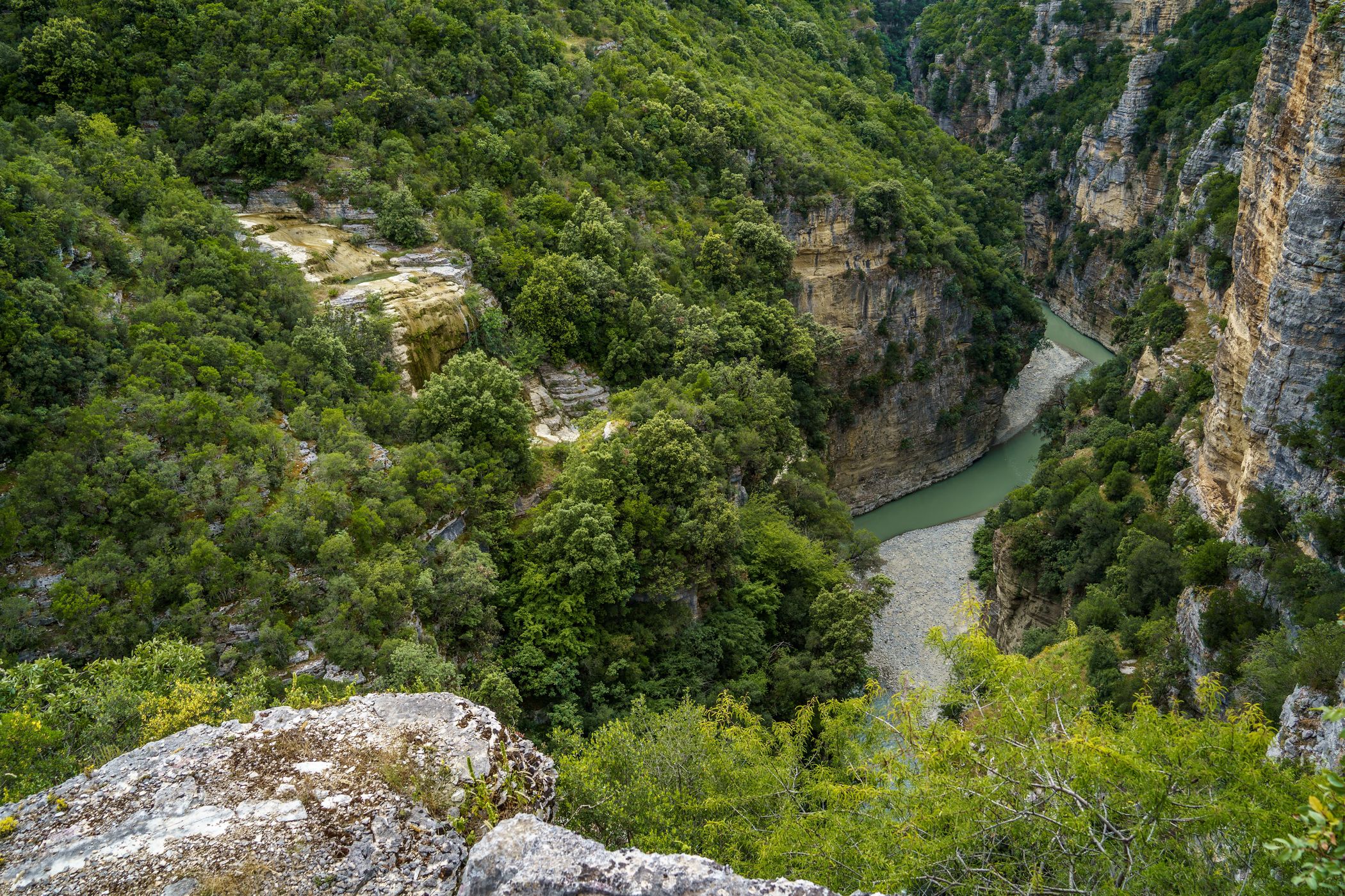 Osumi Canyon viewing platform 1, Albania
