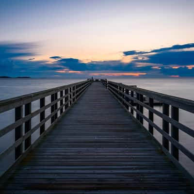 Pier at Kobæk Beach, Denmark