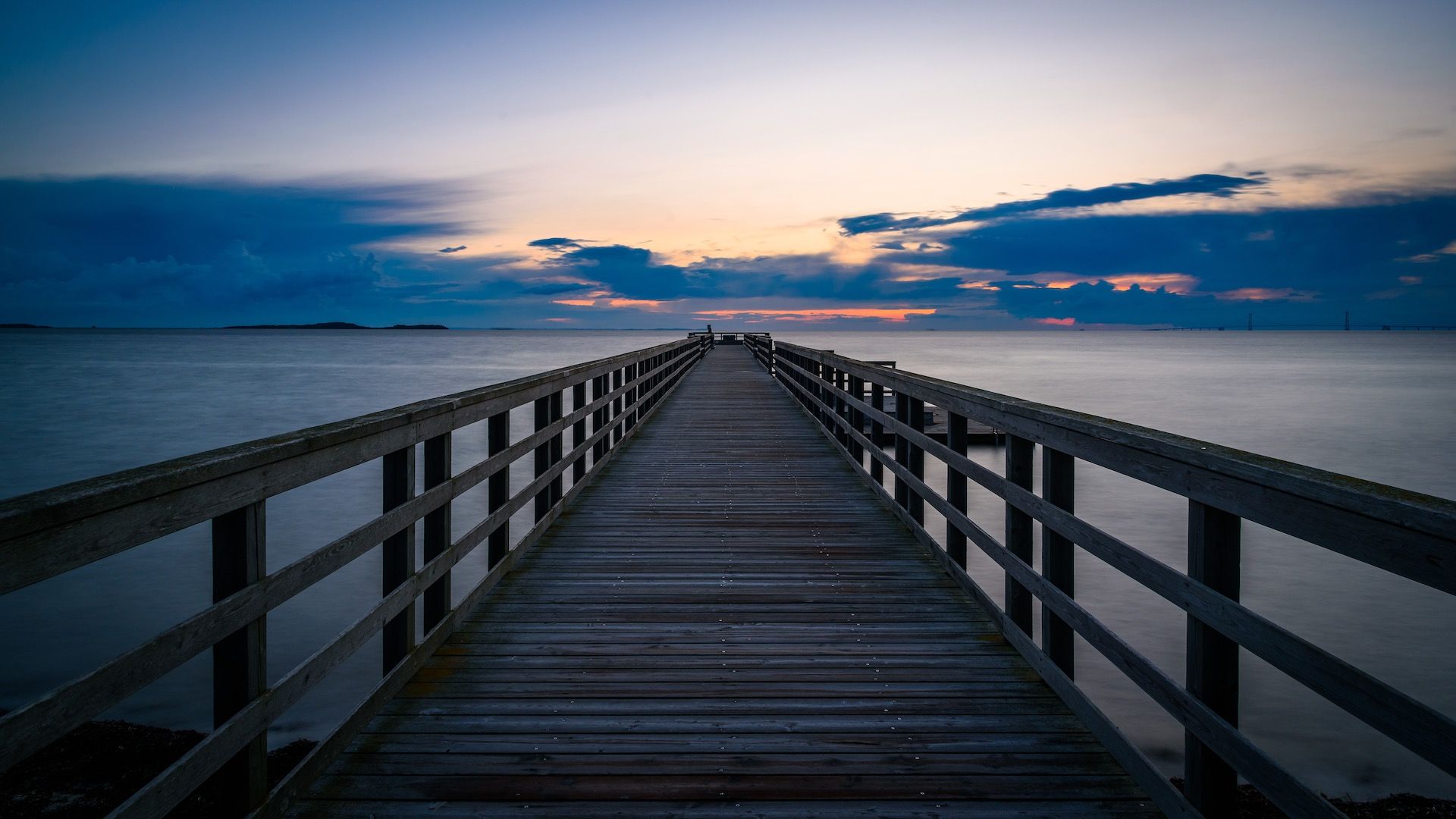 Pier at Kobæk Beach, Denmark