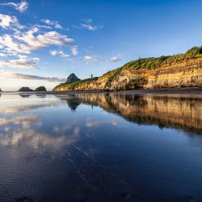 Reflections, Backbeach, New Plymouth, North Island, New Zealand