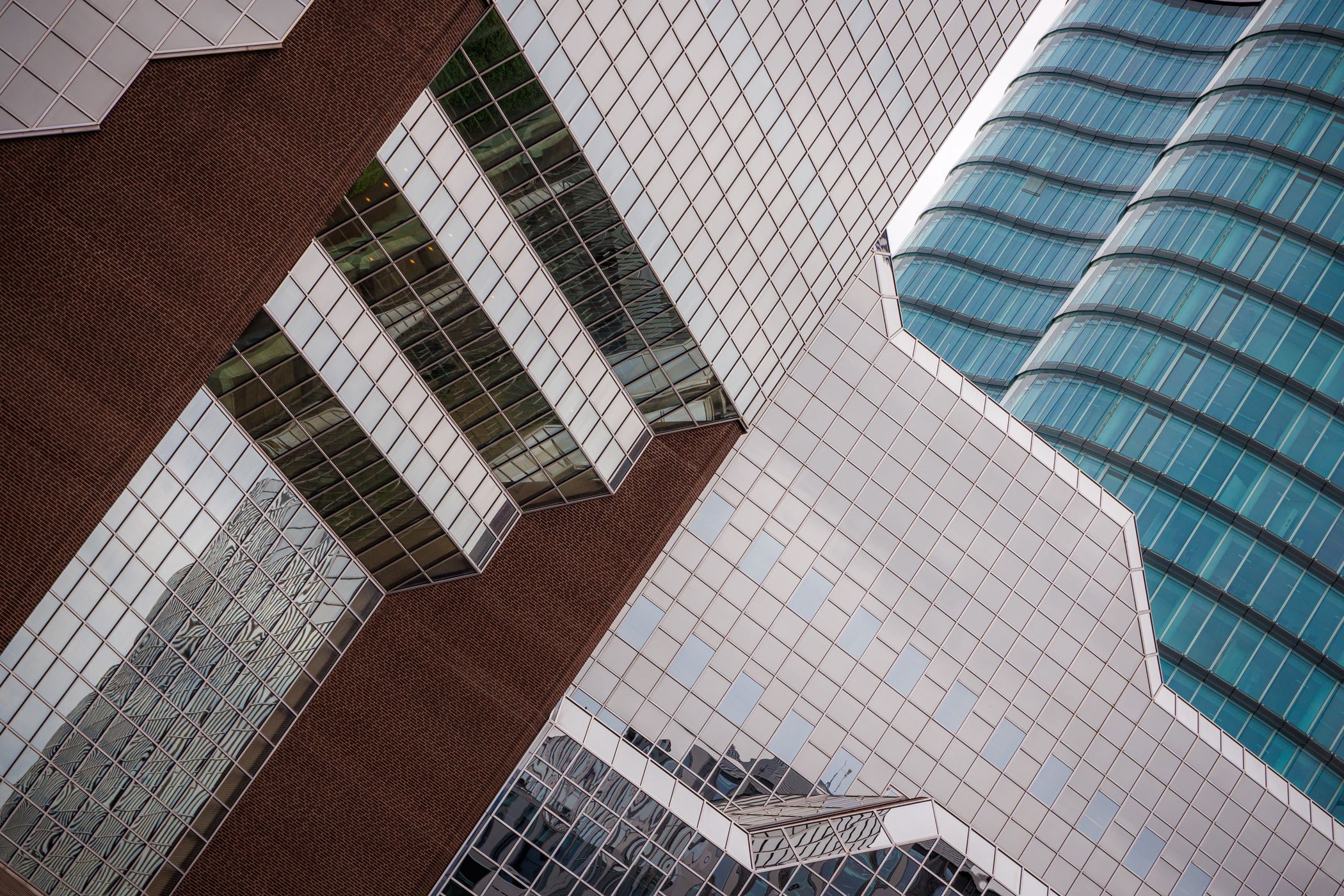 Reflections in Rabobank Head quarters, Netherlands