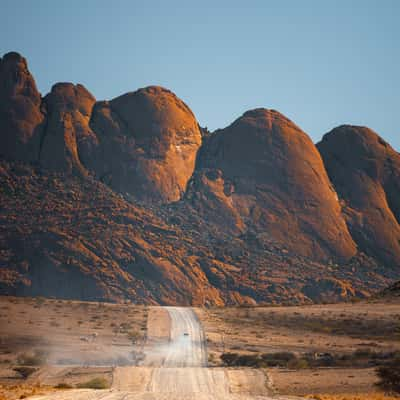 Road towards Spitzkoppe, Namibia