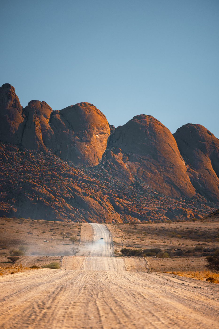 Road towards Spitzkoppe, Namibia