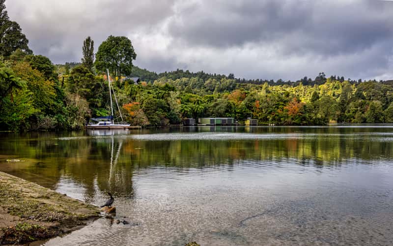 Sail Boat Lake Tarawera, North Island