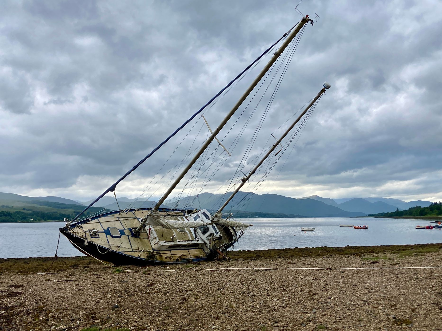 Shipwreck, Loch Eil, United Kingdom