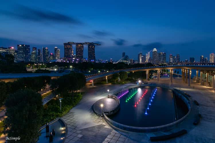 Singapore Skyline (from Marina Barrage)