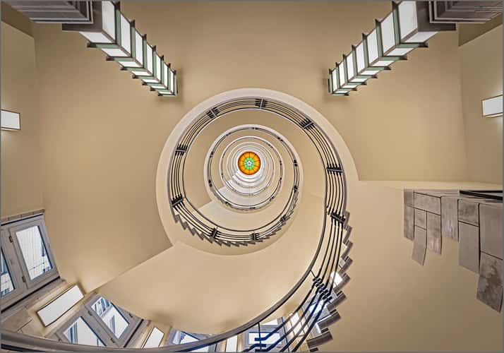 Stairs in Hamburg