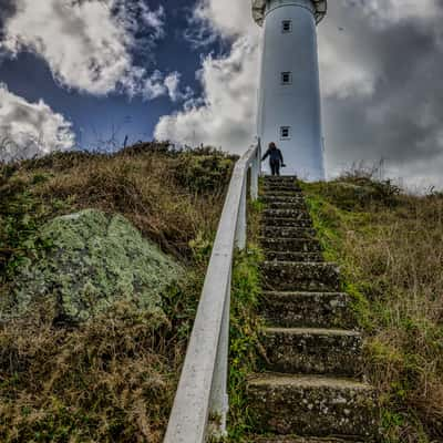 stairs to Cape Egmont Lighthouse, Pungarehu, North Island, New Zealand