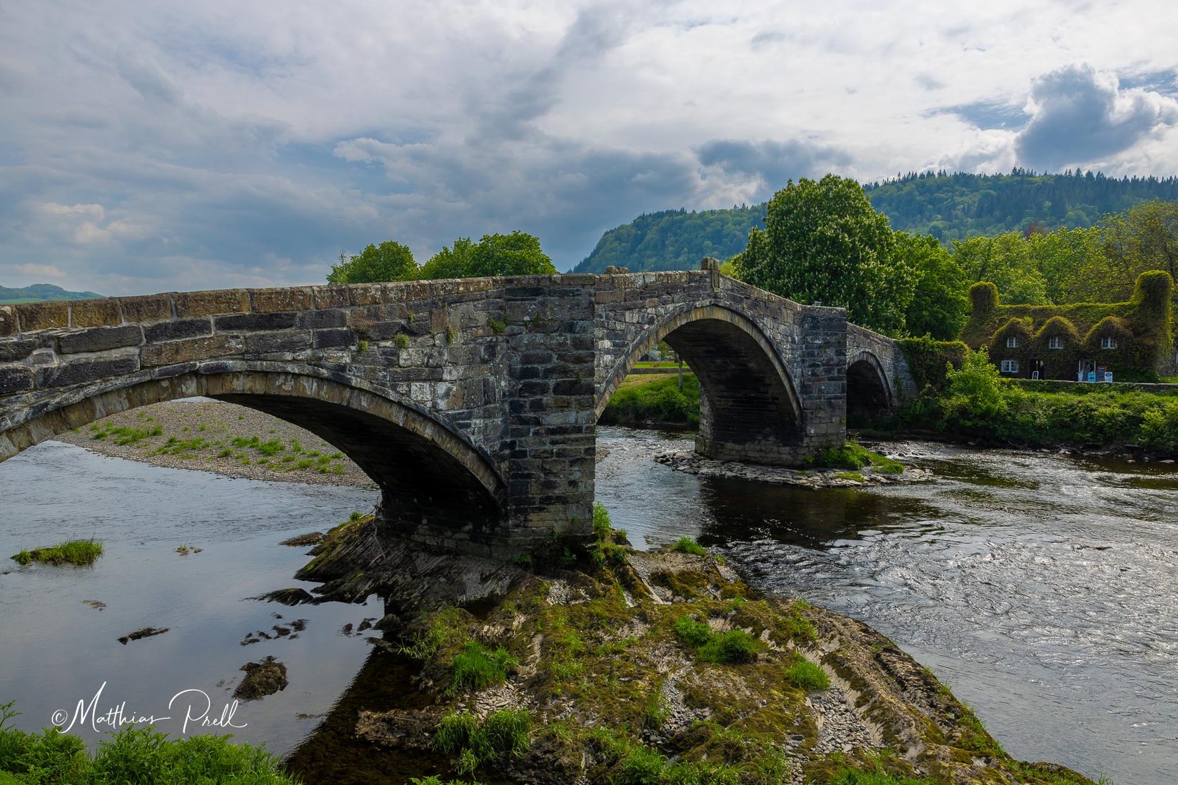 Steinbogenbrücke Pont Fawr, United Kingdom