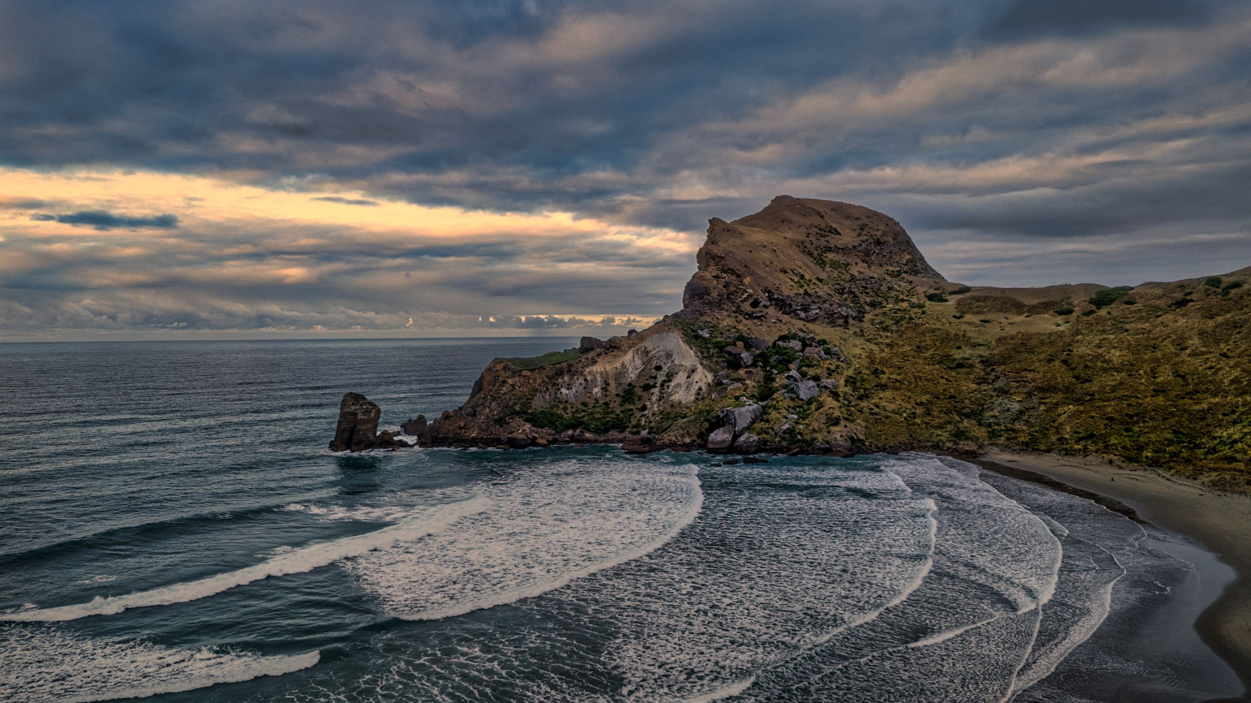 Sunrise, Castle Rock, Castlepoint, North Island, New Zealand