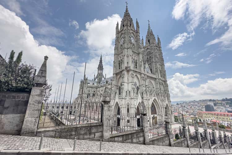 The Basilica del Voto Nacional, Quito