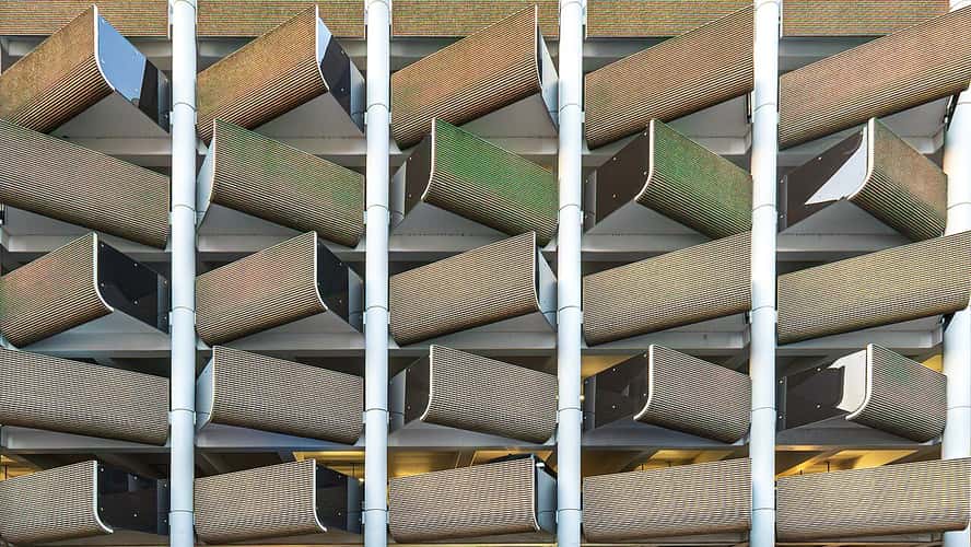 the Brutalist Parking Garage